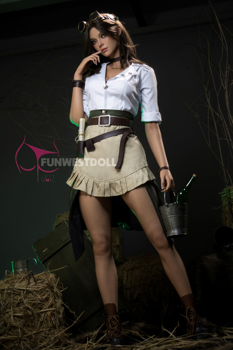 FUNWEST® Lexie 168cm (5'6'') D-Cup #026S French Style Full Silicone Sex Doll (In Stock US)