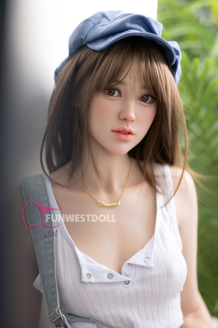 FUNWEST® Lucy 159cm (5ft2) 032S# A Breasts Japanese Fresh-style Silicone Sex Doll FSD009