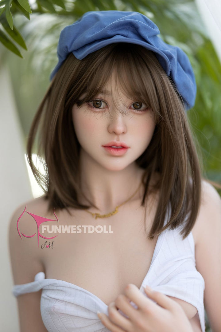 FUNWEST® Lucy 159cm (5ft2) 032S# A Breasts Japanese Fresh-style Silicone Sex Doll FSD009