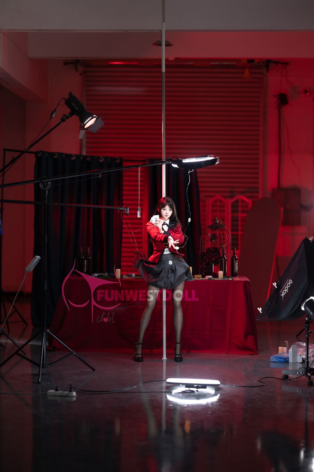 FUNWEST® Alice 159cm (5ft2) 038S# A Breasts Kakegurui Queen Cosplay Silicone Sex Doll FSD010