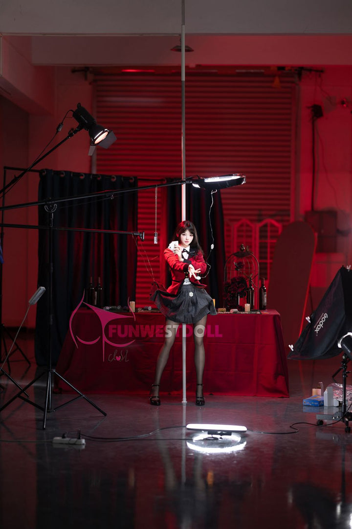 FUNWEST® Alice 159cm (5ft2) 038S# A Breasts Kakegurui Queen Cosplay Silicone Sex Doll FSD010