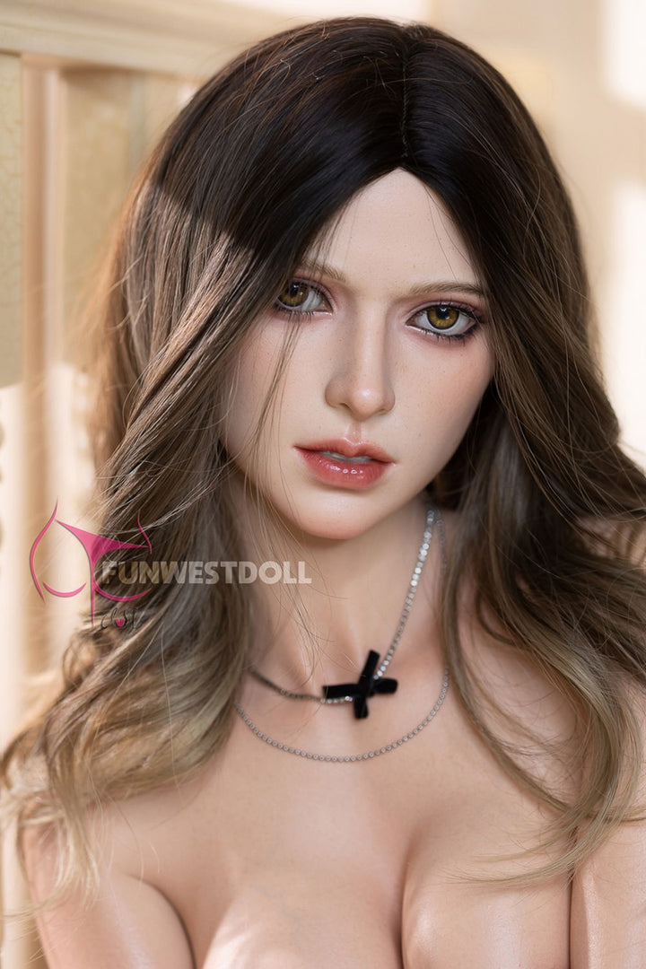 FUNWEST® Alexa 157cm (5ft2) 045S# D Breasts European Casual Chic Silicone Sex Doll FSD014