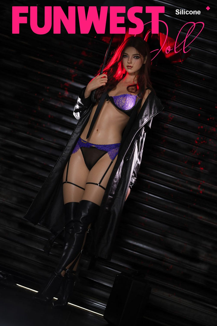 FUNWEST® Lexie 168cm (5ft6) 026S# D Breasts Seductive Queen Silicone Sex Doll FSD016