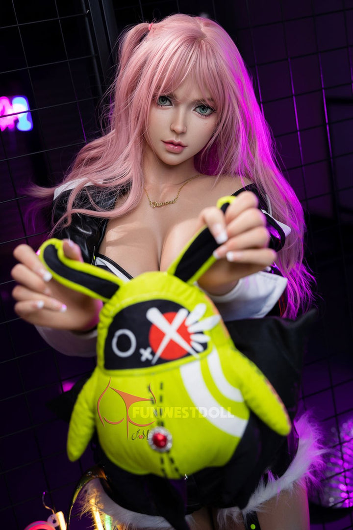 FUNWEST® Lily 157cm (5ft2) 036S# G Breasts Alluring Punk Chic Silicone Sex Doll FSD020
