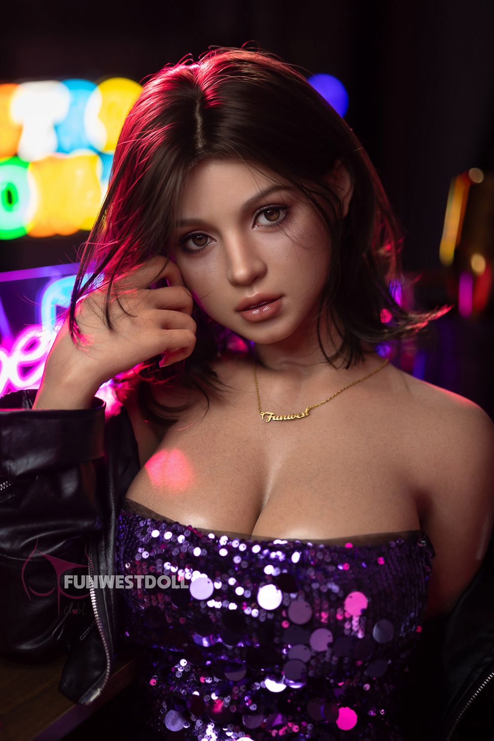 FUNWEST® Lyra 157cm (5ft2) 054S# G Breasts Asian Elegance Party-girl Silicone Sex Doll FSD031