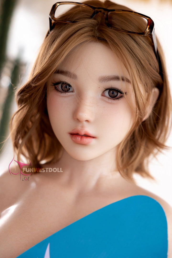 FUNWEST® Nika 152cm (5ft) 053S# D Breasts Asian Sweet Silicone Sex Doll FSD032 (In Stock US)