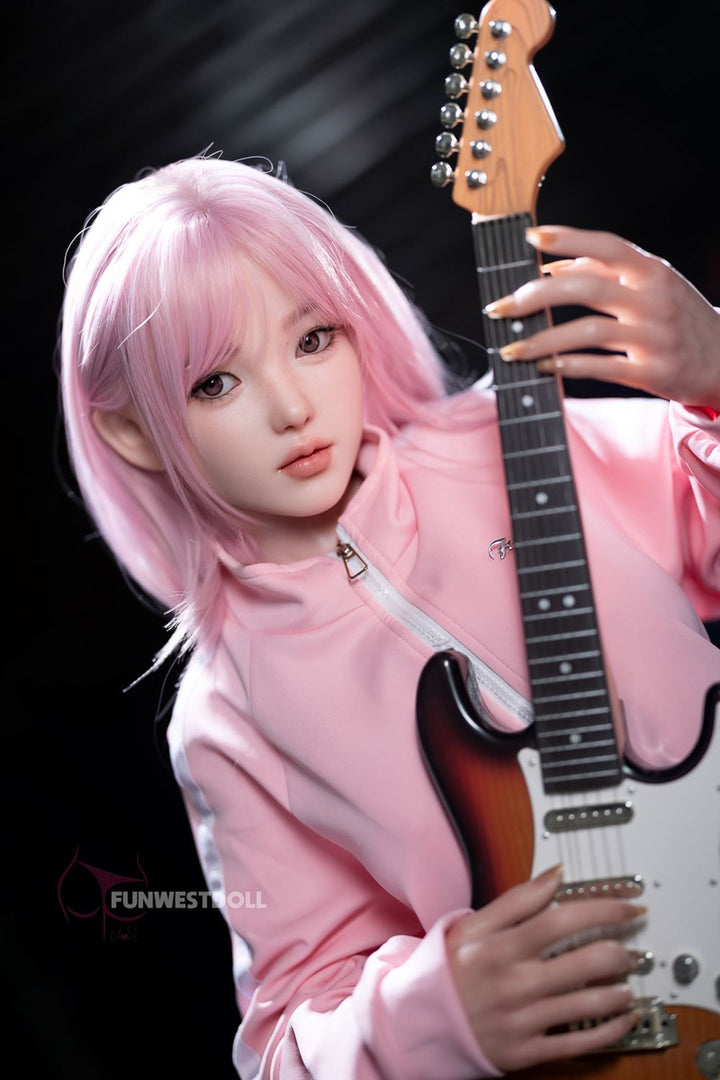 FUNWEST® Nika 152cm (5ft) 053S# D Breasts Anime Sweetheart Silicone Sex Doll FSD034