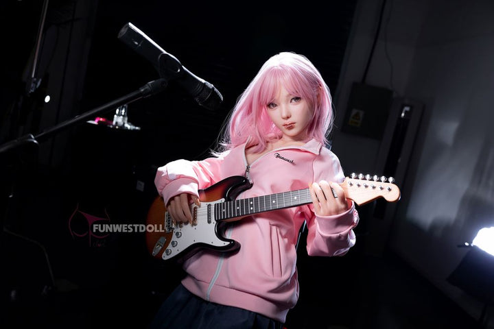 FUNWEST® Nika 152cm (5ft) 053S# D Breasts Anime Sweetheart Silicone Sex Doll FSD034