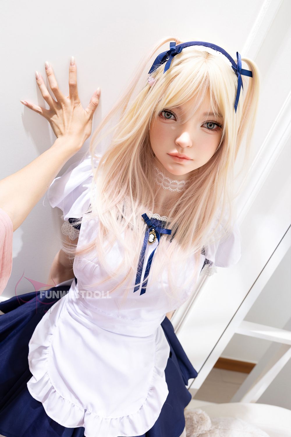 FUNWEST® Giselle 159cm (5ft2) 056SJ# A Breasts Anime Maid Outfit Silicone Sex Doll FSD036
