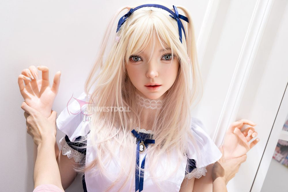FUNWEST® Giselle 159cm (5ft2) 056SJ# A Breasts Anime Maid Outfit Silicone Sex Doll FSD036