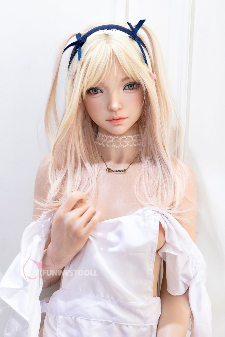 FUNWEST® Giselle 159cm (5ft2) 056SJ# A Breasts Anime Maid Outfit Silicone Sex Doll FSD036