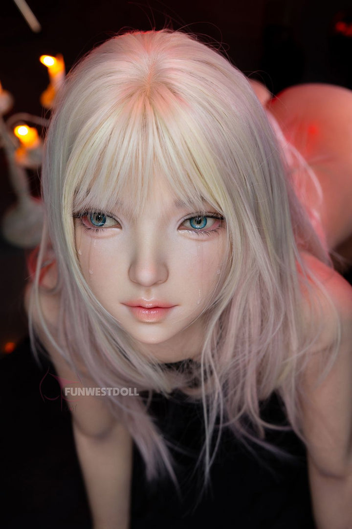 FUNWEST® Giselle 159cm (5ft2) 056SJ# A Breasts Blonde Cosplay Silicone Sex Doll FSD036