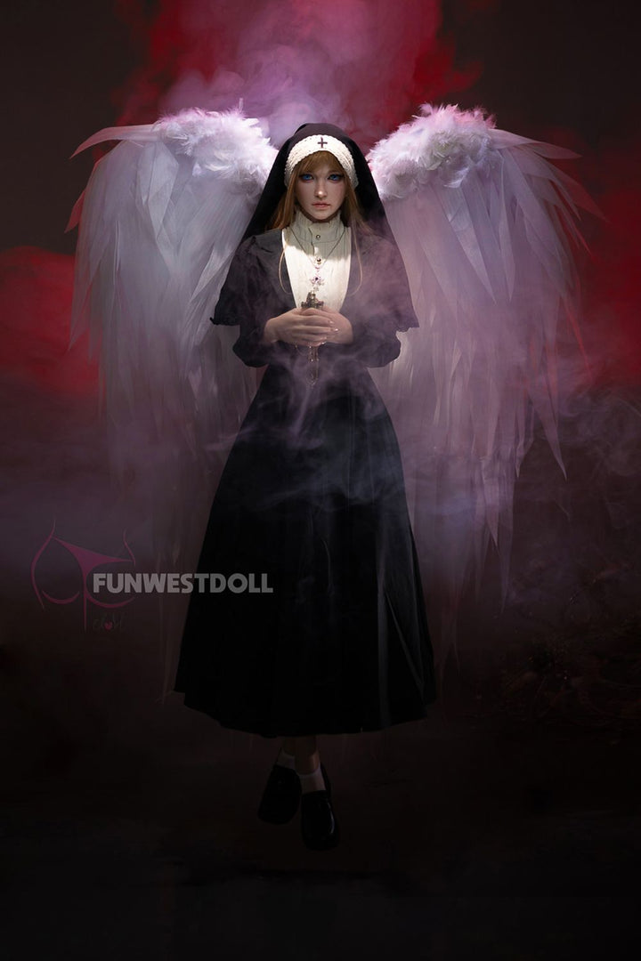 FUNWEST® Bella 159cm (5ft2) 037S# A Breasts Elegance Cosplay Silicone Sex Doll FSD038