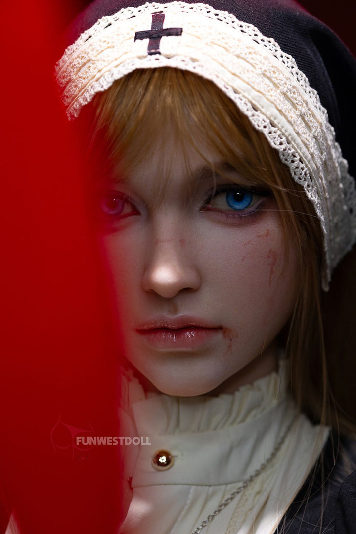 FUNWEST® Bella 159cm (5ft2) 037S# A Breasts Elegance Cosplay Silicone Sex Doll FSD038