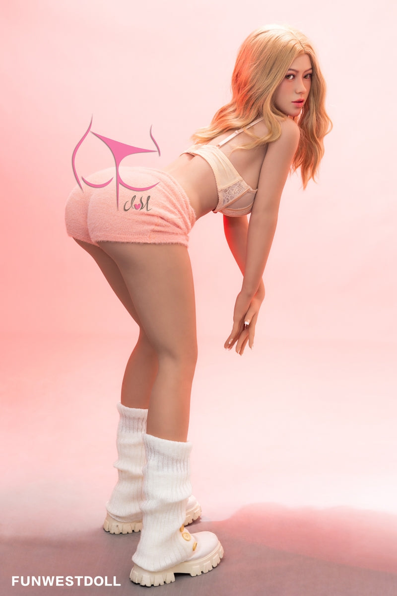 FUNWEST® Lucy 155 cm (5,1 Zoll) 032# F-Cup TPE Europäische Sexpuppe FWD055 (Auf Lager in den USA) 