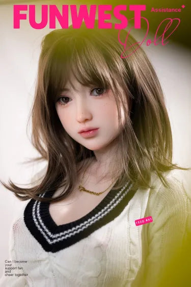 FUNWEST® エイミー 152cm(4.9') 041# Dカップ TPE アジアン セックスドール FWD085 (米国在庫あり) 