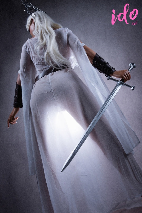 Rosretty Puppe | 170 cm/5 Fuß 58 Zoll große Brüste, sinnlicher Gothic-Stil, rothaarige realistische TPE-Sexpuppe - Sienna