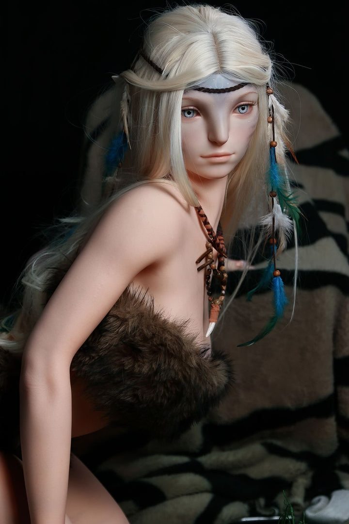 SY Doll | 170cm/5ft6 Small Breasts Alluring Wild Blonde Elven Huntress Realistic Full Silicone Sex Doll - Lirael - Sweetie Love Doll