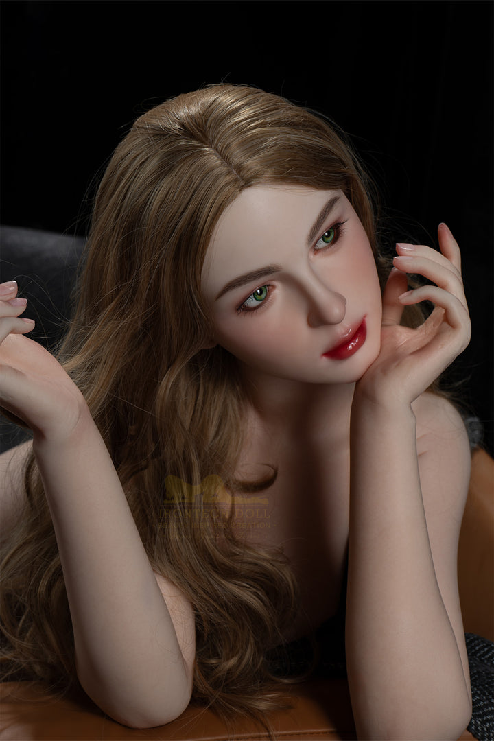 Irontech Doll | 166cm/5ft5  LifeLike Blonde Style Full Silicone Love Doll With Long Curly Hair - Calista (In Stock EU)