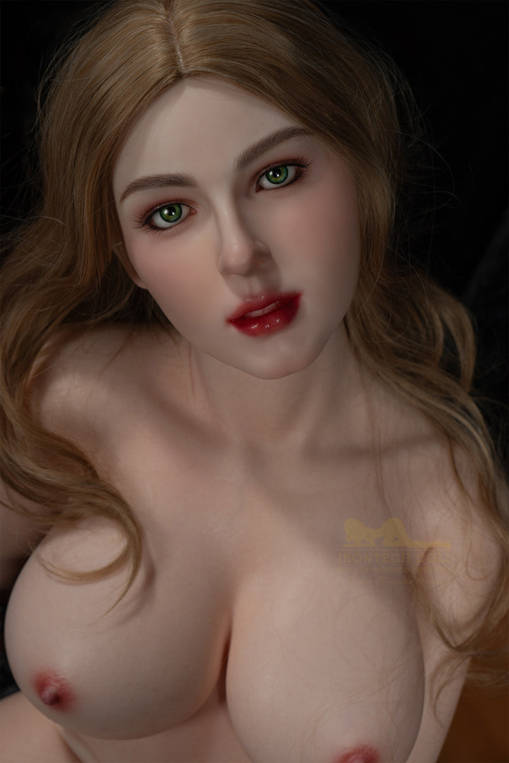 Irontech Doll | 166cm/5ft5  LifeLike Blonde Style Full Silicone Love Doll With Long Curly Hair - Calista (In Stock EU)