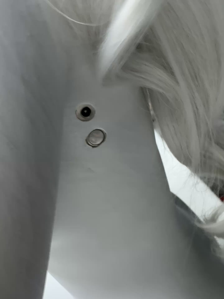 Moonvale Doll | 160cm/5ft3 Big Breasts Alluring Mature Gothic White Fox Lady Furry Realistic Silicone Sex Doll - Sorelle