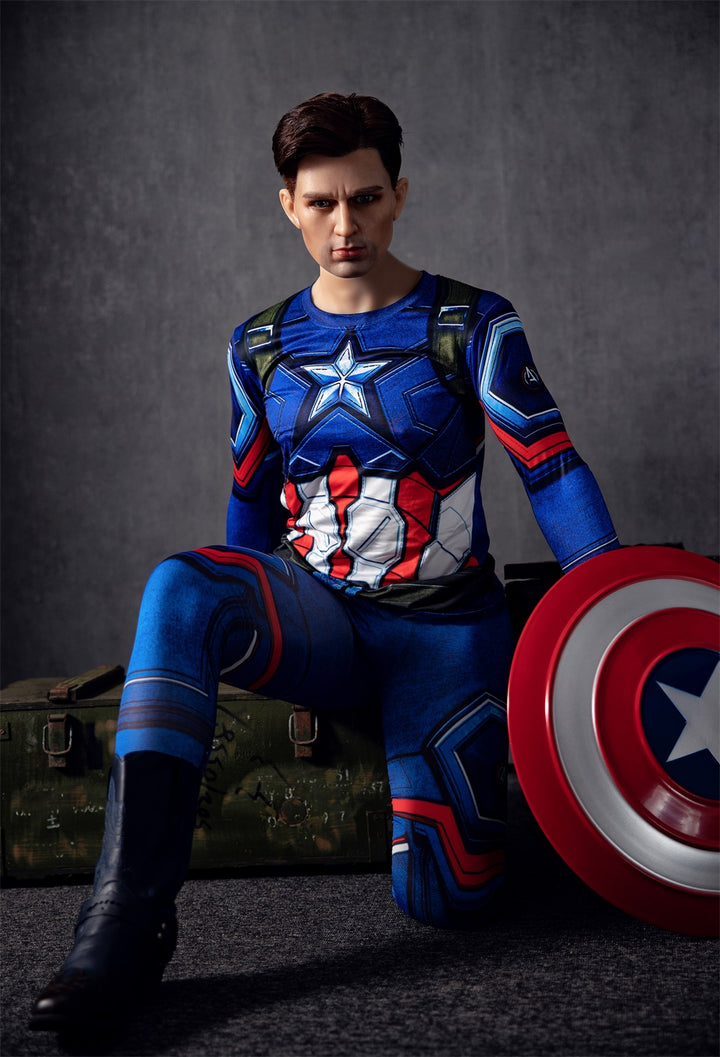5ft3 /160cm Captain America Male Sex Doll For Women - Enio