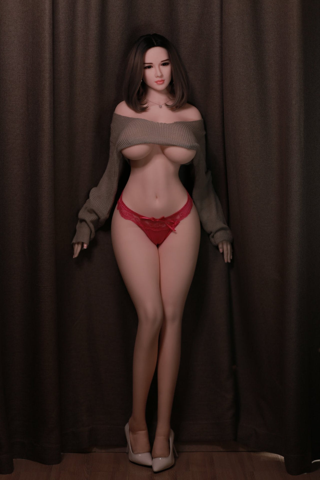 168 cm/5ft7 große Brüste echte TPE Silikon Sexpuppe - Fiona