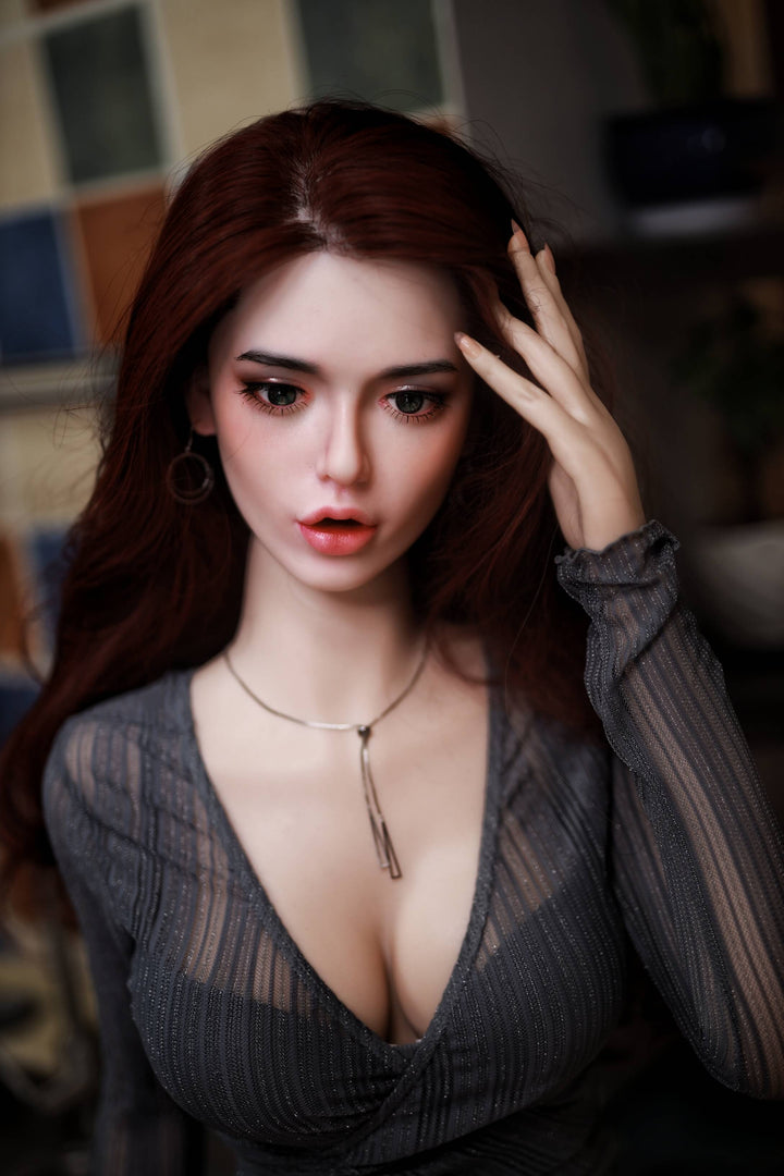 JY Doll | 165 cm / 5 ft 4 - Silikonpuppe - B - Körbchengröße + S61 Kopf Sexpuppe - Cathy 