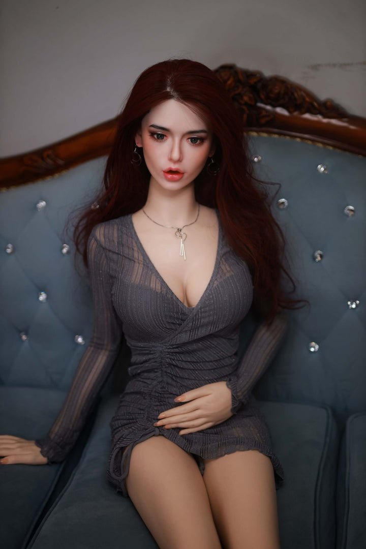 JY Doll | 165 cm / 5 ft 4 - Silikonpuppe - B - Körbchengröße + S61 Kopf Sexpuppe - Cathy 