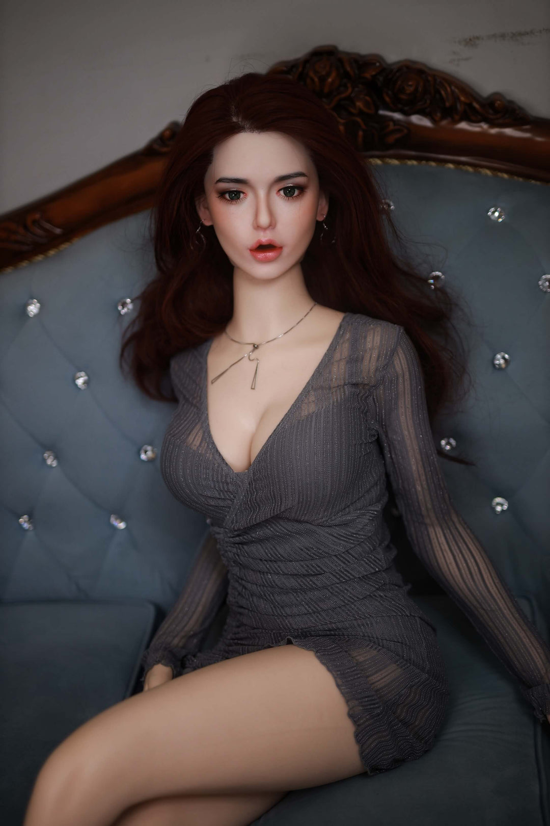 JY Doll | 165 cm / 5 ft 4 - Silikonpuppe - B - Körbchengröße + S61 Kopf Sexpuppe - Cathy 
