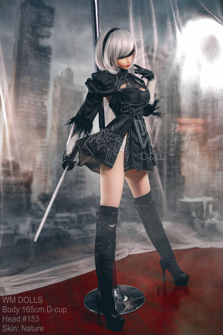 WM | 2B Anime 5ft 5/ 165cm D Cup Cosplay Sexpuppe - Fight Angel 