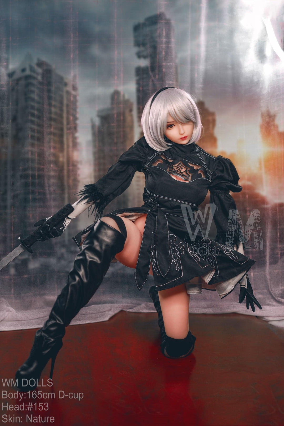 WM | 2B Anime 5ft 5/ 165cm D Cup Cosplay Sexpuppe - Fight Angel 