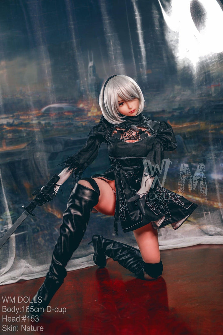 WM | 2B Anime 5ft 5/ 165cm D Cup Cosplay Sexpuppe - Fight Angel 