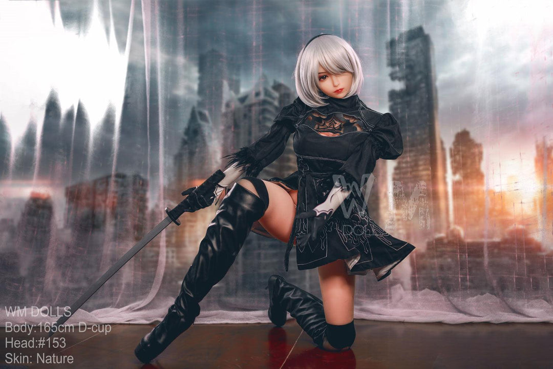 WM | 2B Anime 5ft 5/ 165cm D Cup Cosplay Sexpuppe - Fight Angel 