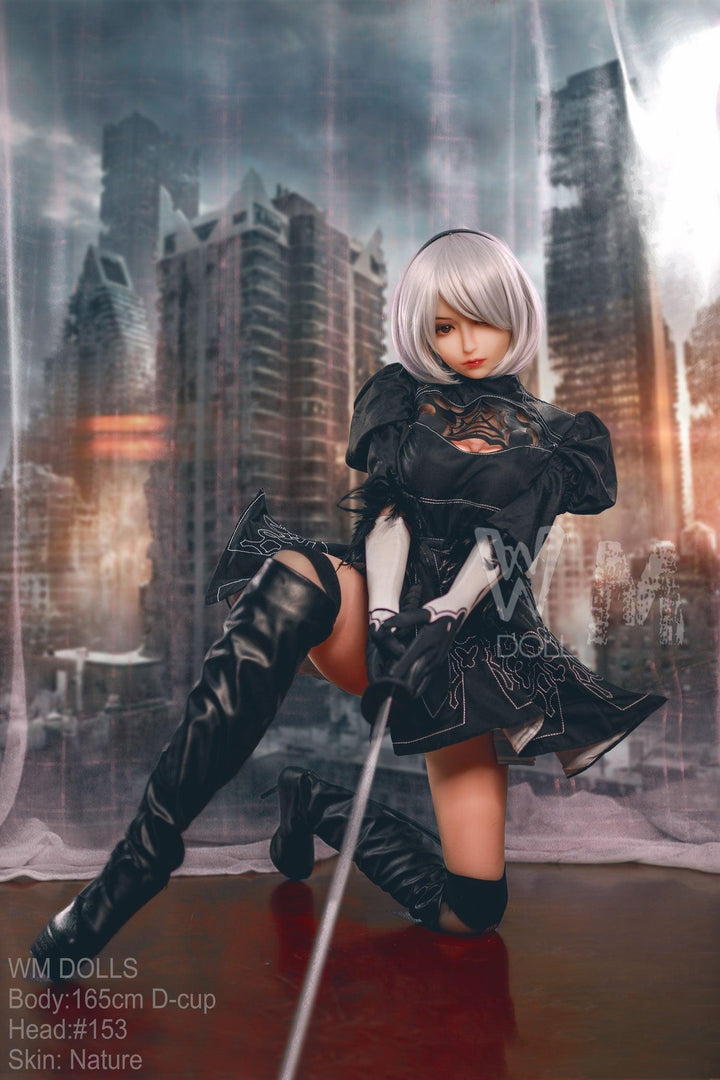 WM | 2B Anime 5ft 5/ 165cm D Cup Cosplay Sexpuppe - Fight Angel 