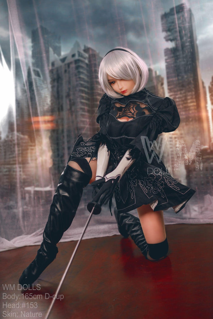 WM | 2B Anime 5ft 5/ 165cm D Cup Cosplay Sexpuppe - Fight Angel 