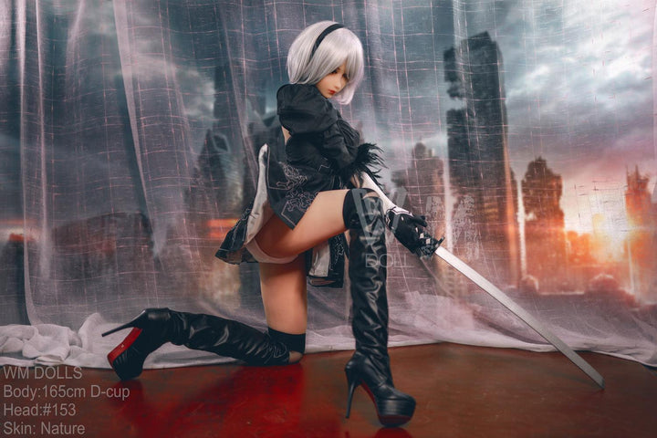 WM | 2B Anime 5ft 5/ 165cm D Cup Cosplay Sexpuppe - Fight Angel 