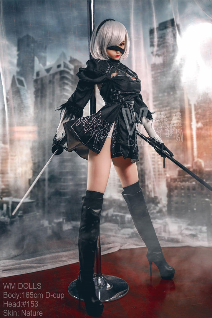 WM | 2B Anime 5ft 5/ 165cm D Cup Cosplay Sexpuppe - Fight Angel 