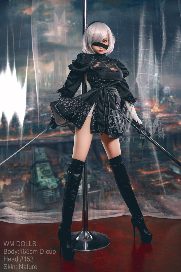 WM | 2B Anime 5ft 5/ 165cm D Cup Cosplay Sexpuppe - Fight Angel 