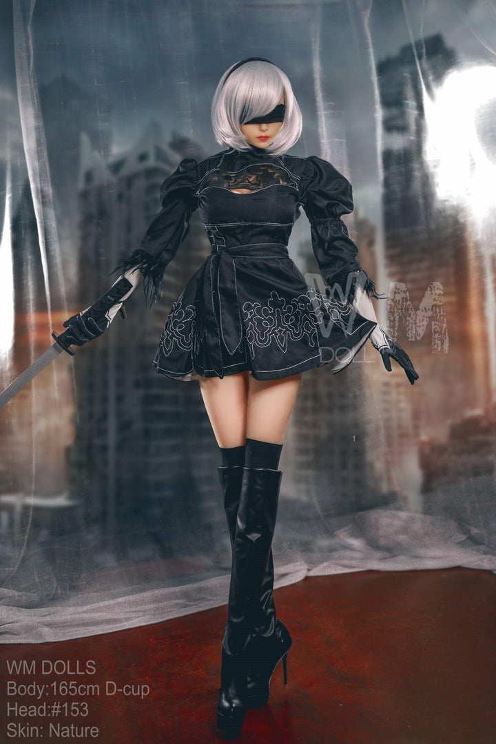 WM | 2B Anime 5ft 5/ 165cm D Cup Cosplay Sexpuppe - Fight Angel 