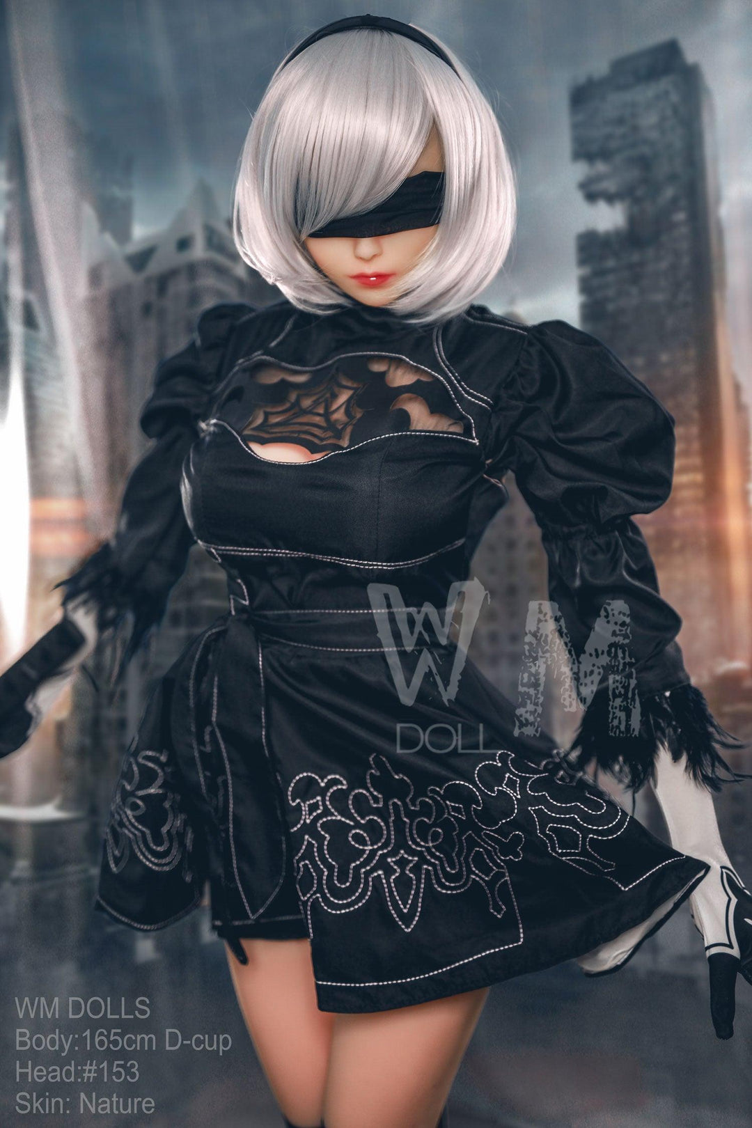 WM | 2B Anime 5ft 5/ 165cm D Cup Cosplay Sexpuppe - Fight Angel 