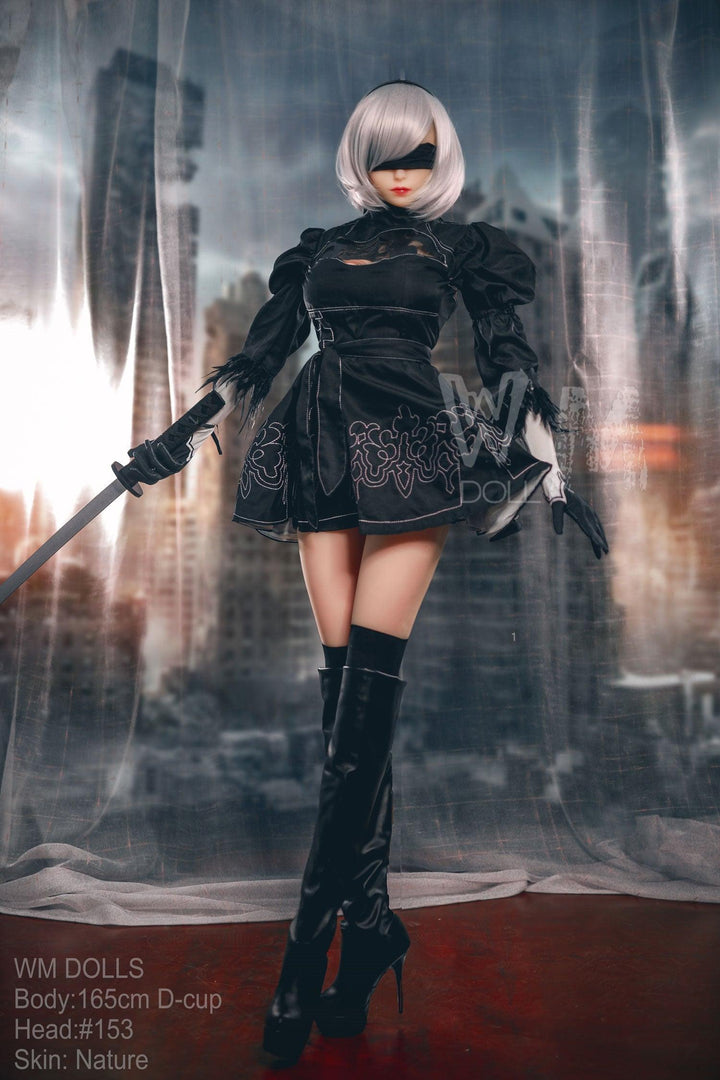WM | 2B Anime 5ft 5/ 165cm D Cup Cosplay Sexpuppe - Fight Angel 
