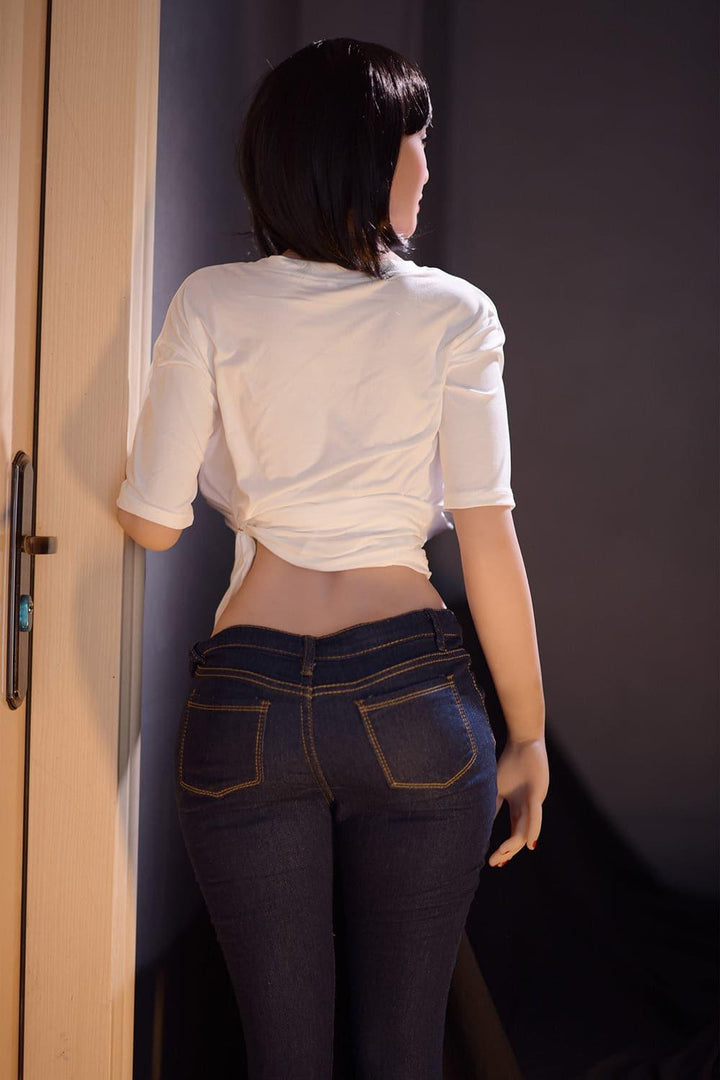 6YE | 163 cm (5' 4") J-Körbchen Große Titten Großer Hintern Schwarze Kurzhaar-Sexpuppe - Suzanne