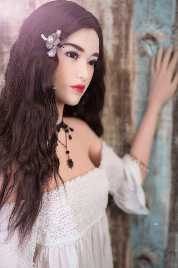 6YE | 165cm (5' 5") A-Cup Black Hair Small Breasted Sex Doll - Tabitha