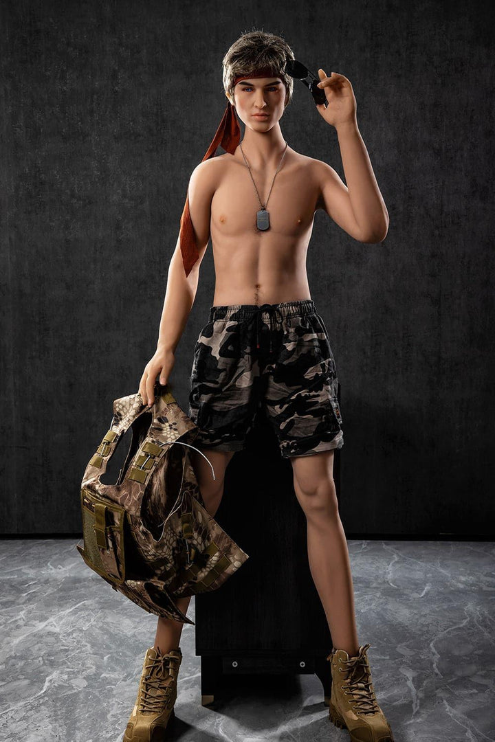 6YE | 173cm (5' 8") Male Muscles Sex Doll with Sillicone Head - Yvette