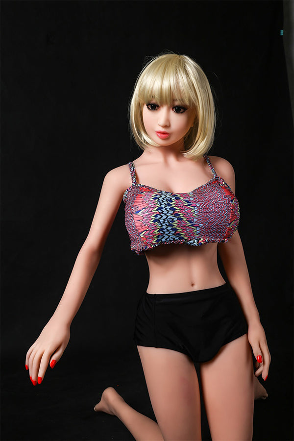 Aibei Puppe | 158 cm/5 ft2 Blonde dünne Sexpuppe - April 