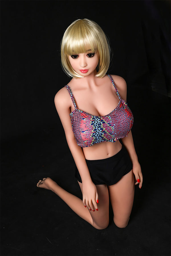 Aibei Puppe | 158 cm/5 ft2 Blonde dünne Sexpuppe - April 