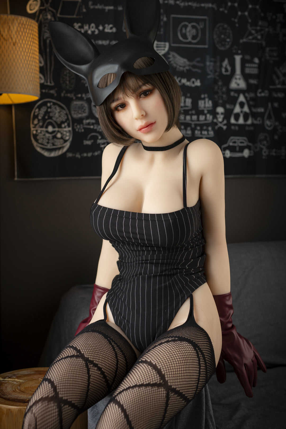 6YE | 5ft3/160cm Playboy Big Boobs Short Hair Sex Doll - Sabina