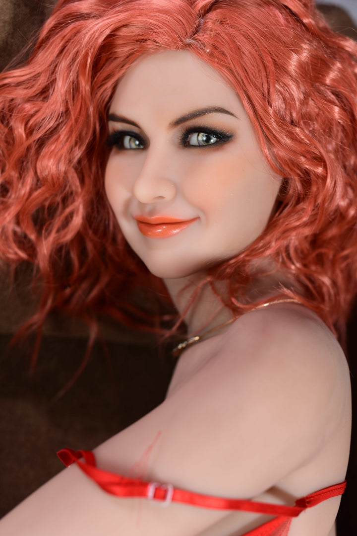 6YE | 158 cm große, lockige, blonde Dessous-Sexpuppe - Tiana