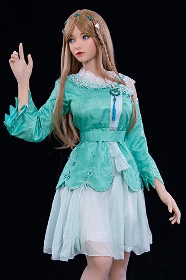 Dimu Doll | 158cm Lifelike Asian Silicone Head Sex Doll - Rong